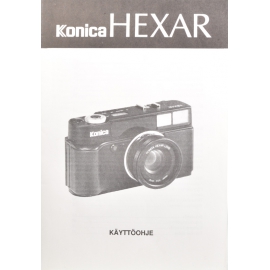 Konica Hexar instructions (FIN)