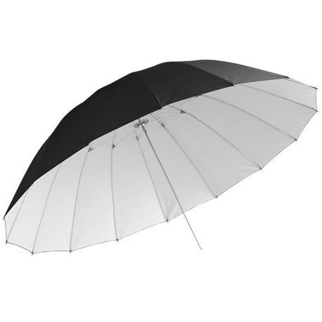 Jinbei jättikokoinen 150cm sateenvarjo heijastava valkoinen