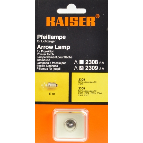 Kaiser Arrow Lamp 3V E10