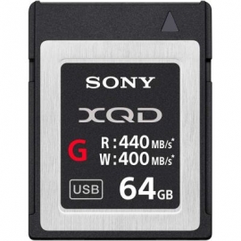 Sony 64GB XQD G-series 440MB/400MB 4K muistikortti