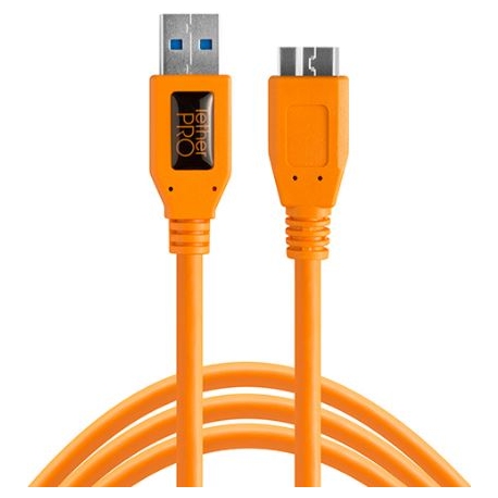 Tethertools USB 3.0 - SuperSpeed Micro-B suorakuvauskaapeli 4.6m, Canon EOS