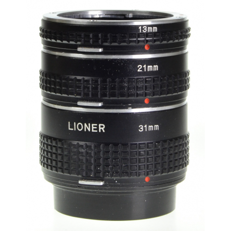 Lioner Olympus OM Extension Ring Set