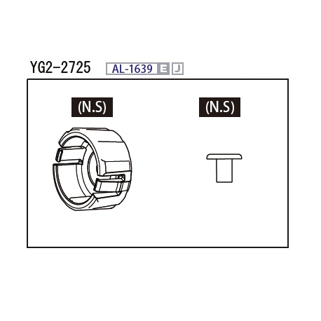 YG2-2725-000 SHIFT KNOB CAP SET TS-E LENSES