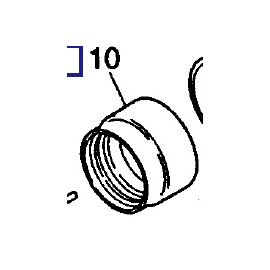 YA7-0662-000 EYECUP RIGHT 10x30 IS