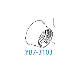 YB7-3103-000 EYECUP RUBBER R  14X32 IS