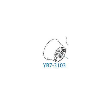 YB7-3103-000 EYECUP RUBBER R  14X32 IS