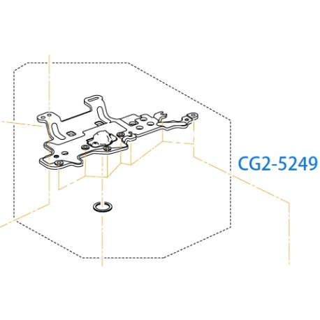 CG2-5249-000 PLATE ASS'Y, BOTTOM   EOS5DMIV