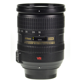 Nikon AF-S DX Nikkor 18-200mm f/3.5-5.6G ED VR lens - Used