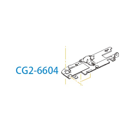 CG2-6604-000 PLATE ASS'Y, BOTTOM EOS R6 sis. pohjakierre
