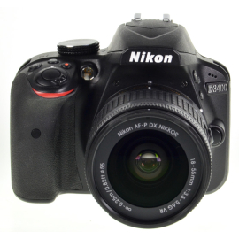 Nikon D3400 + AF-P DX Nikkor 18-55mm VR - Used