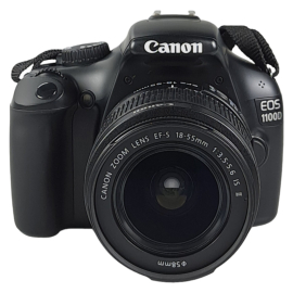 Canon EOS 1100D + EF-S 18-55mm f3.5-5.6 IS II camera kit - Used