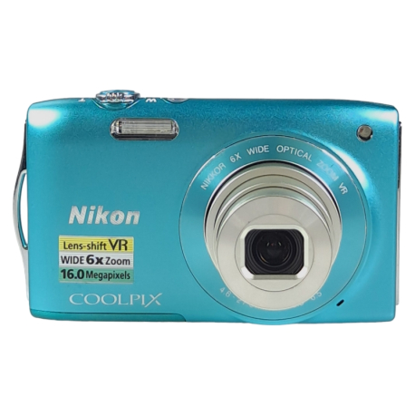 Nikon Coolpix S3300 digitaalinen kompaktikamera - käytetty