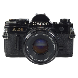 Canon AE-1 + FD 50mm f/1.8 S.C.