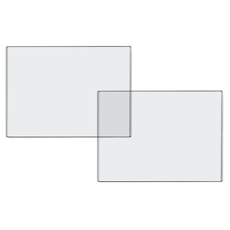 Kaiser Glass Inserts 6 x 9 cm tasainen