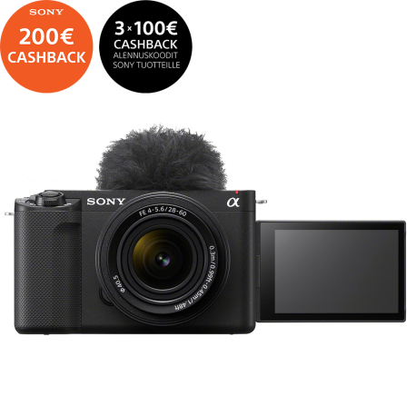 Sony ZV-E1 + 28–60mm f/4–5,6 vlogikamera