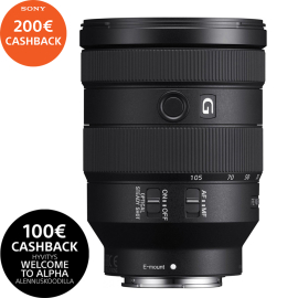Sony FE 24-105 mm F4 G OSS objektiivi