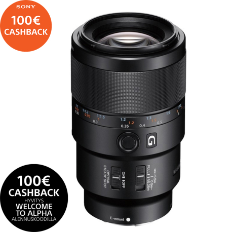 Sony FE 90 mm F/2.8 makro G OSS objektiivi
