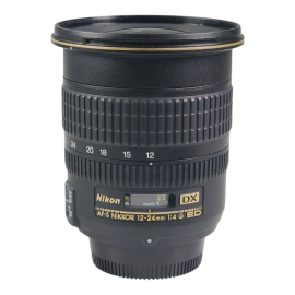 Nikon AF-S DX Nikkor 12-24mm f/4G ED objektiivi - käytetty