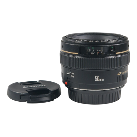 Canon EF 50mm f/1.4 USM objektiivi - käytetty