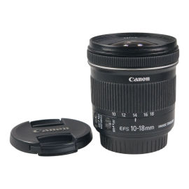 Canon EF-S 10-18mm f/4.5-5.6 IS STM objektiivi - käytetty
