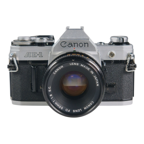 Canon AE-1 + FD 50mm f/1.8 S.C.
