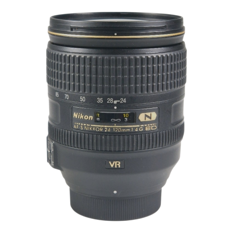 Nikon AF-S Nikkor 24-120mm f/4 G ED VR objektiivi - käytetty