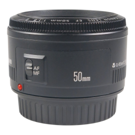 Canon EF 50mm f/1.8 II objektiivi - käytetty