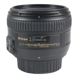 Nikon AF-S Nikkor 50mm f/1.8G lens - Used