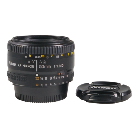 Nikon AF Nikkor 50mm f/1.8D normaaliobjektiivi