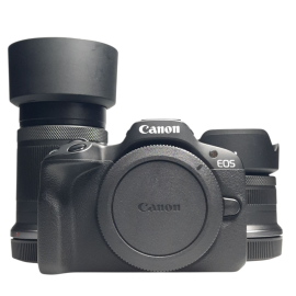 Canon R50 + RF-S 18-45mm F4.5-6.3 + RF-S 55-210mm - Käytetty