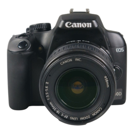 Canon EOS 1000D + EF-S 18-55mm f/3.5-5.6 II camera kit - Used