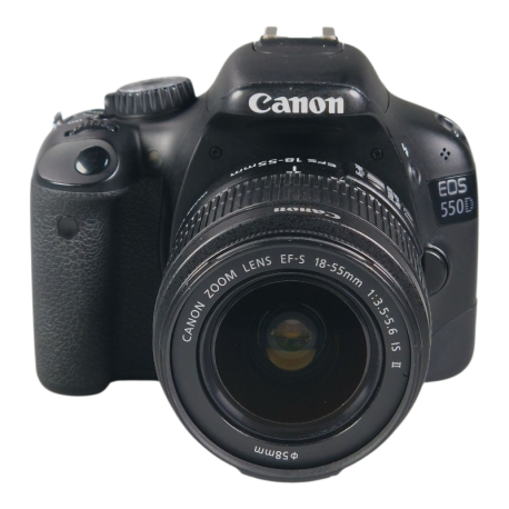 Canon EOS 550D + Canon EF-S 18-55mm f/3.5-5.6 IS II - Used