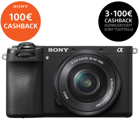 Sony A6700 + 16-50mm f/3.5 – 5.6 PZ OSS