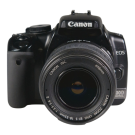 Canon EOS 1000D + EF-S 18-55mm f/3.5-5.6 II camera kit - Used