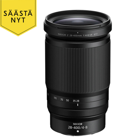 Nikon NIKKOR Z 28-400mm f/4-8 VR objektiivi