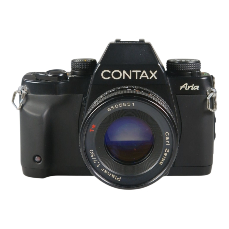 Contax Aria + Zeiss Planar 50mm f/1.7 T*
