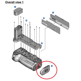 BATTERY COVER UNIT NIKON MB-N11 / MB-N12