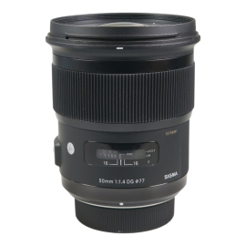 Sigma 50mm f/1.4 Art DG HSM objektiivi - Nikon - käytetty