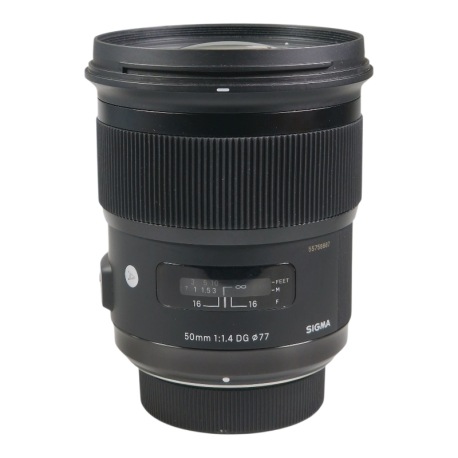 Sigma 50mm f/1.4 Art DG HSM objektiivi - Nikon - käytetty