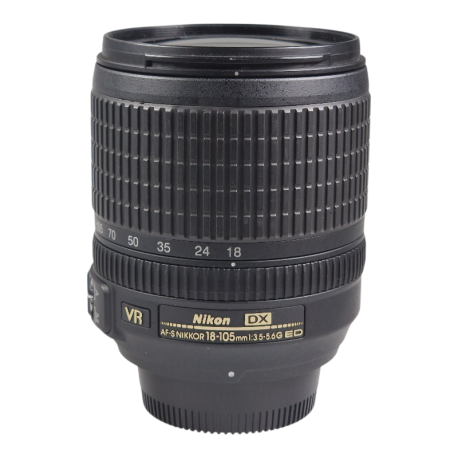 Nikon AF-S DX Nikkor 18-105mm f/3.5-5.6G ED VR lens - Used