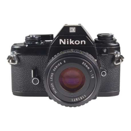 Nikon EM + 50mm f/1.8 Series E