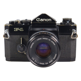 Canon F-1 + FD 50mm f/1.8 S.C.