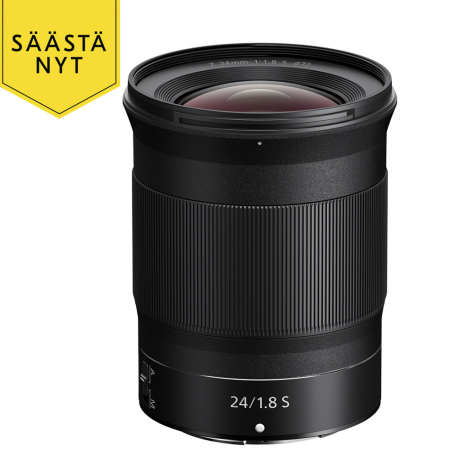 Nikon Nikkor Z 24mm f/1.8 S objektiivi